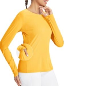 BALEAF Women's Long Sleeve UV Shirts Gym Running Hiking Quick Dry Lightweight